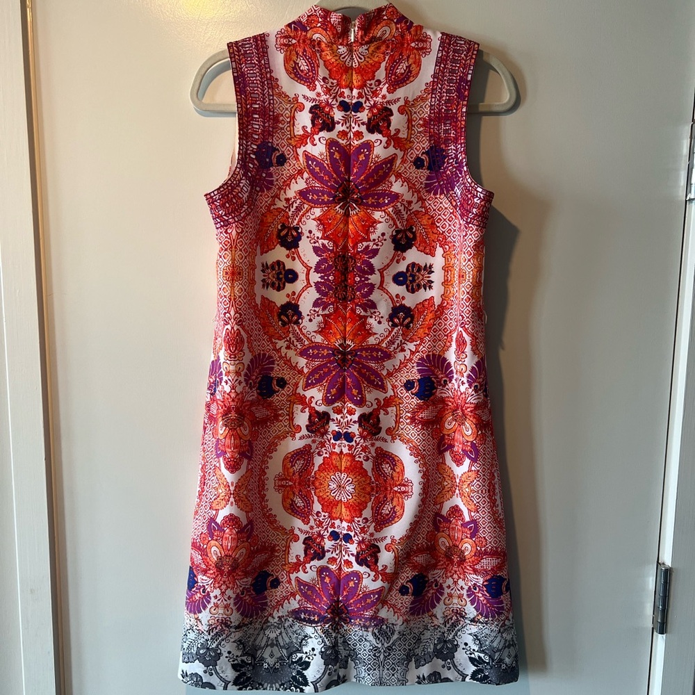 Antonio Melani Sleeveless Shift Dress with Belt - Picture 5 of 6
